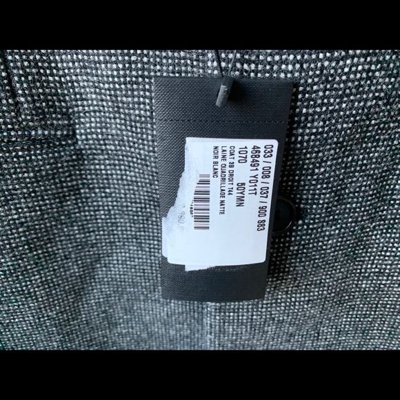 Saint Laurent 19SS Grey Checked Wool Coat - Picture 3 of 9